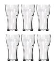 Kit 6 copos Coca Cola Contour 473 ml