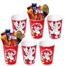 Kit 6 Copos da Minnie para Festa Infantil Lembrança Decoração