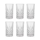 Kit 6 Copos de Vidro Cristal 380 ml para Agua Suco Bebidas e Drink