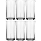 Kit 6 Copos de Vidro Long Drink 300ml Cylinder Transparente para Servir Sucos Água