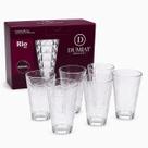 Kit 6 Copos de Vidro Porto Fino Long 420ml Transparente para Água Suco e Drinks