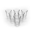 Kit 6 Copos Para Dose Shot Sobremesa Licor em Vidro 38ml - Dagia