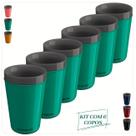 Kit 6 Copos Térmico Munique 350ML Parede Dupla Multiuso Unitermi Cerveja Café Chá Suco Drinks Kit 6 Copos Térmico Munique 350ML Parede Dupla Multiuso Unitermi Cerveja Café Chá Suco Drinks