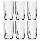Kit 6 Copos Topázio Água Suco Drinks Nadir 7658 360ml