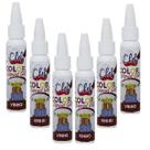 Kit 6 Corantes Liquido Gel Vinho 25G Iceberg