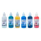 Kit 6 Cores Corante Líquido Resina Gesso 50g Pigmento Epóxi