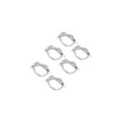 Kit 6 Correntes Encapada Cristal 3,2mm X 60cm Bike, Portão