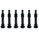 Kit 6 Coxim Para Centrifuga Mueller Nina Dry Soft Longo 8cm