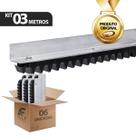 Kit 6 Cremalheiras Para Portão Deslizantes Barra de 50cm Ppa Garen Rcg