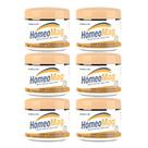 Kit 6 Creme de Hidratação para Pés Ressecados Calcanhar Rachados Homeo Mag Nobrevie 30g
