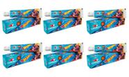 Kit 6 Creme Dental Hot Wheels Sabor Morango 50g - Condor
