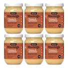 Kit 6 Creme Manteiga de Tutano e Queratina para Cabelos Nutrição Tratamento Capilar 220g Soft Hair