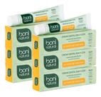 Kit 6 Cremes Dentais Hortelã E Cúrcuma 90g Vegano Boni Natural