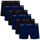 Kit 6 Cueca Box Boxer Microfibra Selene Masculina Original