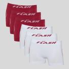 Kit 6 Cueca Boxer Infantil SuperHerói Elastano Microfibra