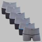 Kit 6 Cueca Boxer Rafa Parize Original Infantil Menino Sem Costura Microfibra