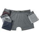 Kit 6 Cuecas Boxer Adulto Klot - Box Mescla Listrada