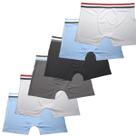 Kit 6 Cuecas Boxer Adulto Masculina Microfibra Box Premium