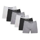 Kit 6 Cuecas Boxer Cotton Polo 781 Algodão Sortido