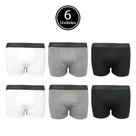 Kit 6 Cuecas Boxer Em Algodão Adulto C5
