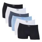 Kit 6 Cuecas Boxer Infantil Sem Costura Rafa Parize Meninos Criança Microfibra Sortida Kit 6 Cuecas Boxer Infantil Sem Costura Rafa Parize Meninos Criança Microfibra Sortida
