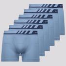 Kit 6 Cuecas Boxer Lupo Light Fit Azul Kit 6 Cuecas Boxer Lupo Light Fit Azul