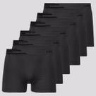 Kit 6 Cuecas Boxer Lupo Microfibra Sem Costura Cinza Escuro