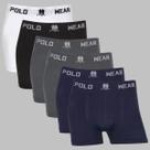 Kit 6 Cuecas Boxer Masculina Polo Wear Seamless Microfibra Kit 6 Cuecas Boxer Masculina Polo Wear Seamless Microfibra