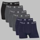 Kit 6 Cuecas Boxer Masculina Polo Wear Seamless Microfibra Kit 6 Cuecas Boxer Masculina Polo Wear Seamless Microfibra