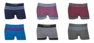 Kit 6 Cuecas Boxer Microfibra Infantil/juvenil Confortável