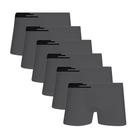 Kit 6 Cuecas Boxer Microfibra Up Underwear 436 Sortido
