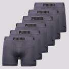 Kit 6 Cuecas Boxer Puma Anatomic Sem Costura Cinza