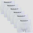 Kit 6 Cuecas Boxer Reebok Masculina Microfibra Premium Lisa