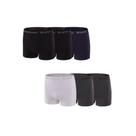 Kit 6 Cuecas Boxer Trifil CE0277/0277 Sem Costura - Preto/Branco/Cinza/Marinho