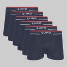 Kit 6 Cuecas Lupo Boxer Fio Texturizado a Ar 00733 Kit 6 Cuecas Lupo Boxer Fio Texturizado a Ar 00733