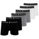 Kit 6 Cuecas Polo Wear Boxer Algodão Masculino Adulto