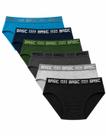 Kit 6 Cuecas Slip Adulto 100% Algodão Tradicionais Masculina