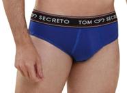 Kit 6 Cuecas Slip Elastico Cintura Algodão Adulto Conforto