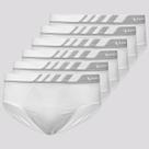 Kit 6 Cuecas Slip Lupo Microfibra Sem Costura Branca Kit 6 Cuecas Slip Lupo Microfibra Sem Costura Branca