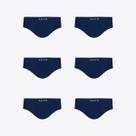 Kit 6 Cuecas Slip Micromodal S. Costura LUPO 00681 Kit 6 Cuecas Slip Micromodal S. Costura LUPO 00681