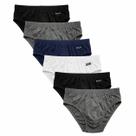 Kit 6 Cuecas Slip Polo Kids 100 Algodão Infantil Forro Duplo Menino Tradicional
