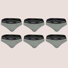 Kit 6 Cuecas Slip Zorba Max 100% Algodão Qualidade Conforto