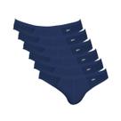 Kit 6 Cuecas Zorba Slip Algodão 791 Marinho - M