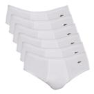 Kit 6 Cuecas Zorba Slip Light com Abertura Algodão 172 Branco - GG