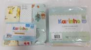Kit 6 Cueiro Flanelado Papi Bebê Neutro Algodão Enxoval 74