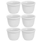 Kit 6 Cumbuca Feijoada Caldo Vinagrete 140 Ml Branca
