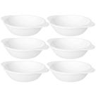 Kit 6 Cumbucas Branca Coza Uno 100ml Plástica Bowl Tigela Cozinha Sobremesas