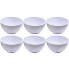 Kit 6 Cumbuquinhas Brancas 356ml Tigelas de Plástico Pequenas Sobremesa Multiuso Cinquetti Kit 6 Cumbuquinhas Brancas 356ml Tigelas de Plástico Pequenas Sobremesa Multiuso Cinquetti