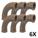 Kit 6 Curva Longa 90 Soldável 3/4'' (25mm) Tigre