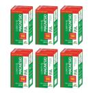Kit 6 Cx Cloreto de Magnésio P.A Com 100 caps Medicina